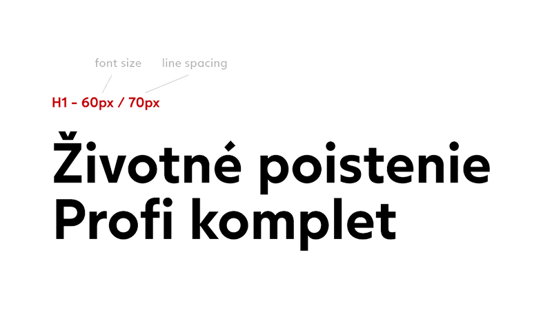  ✓ Typografia