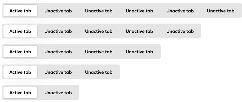  ✓ Tab – group