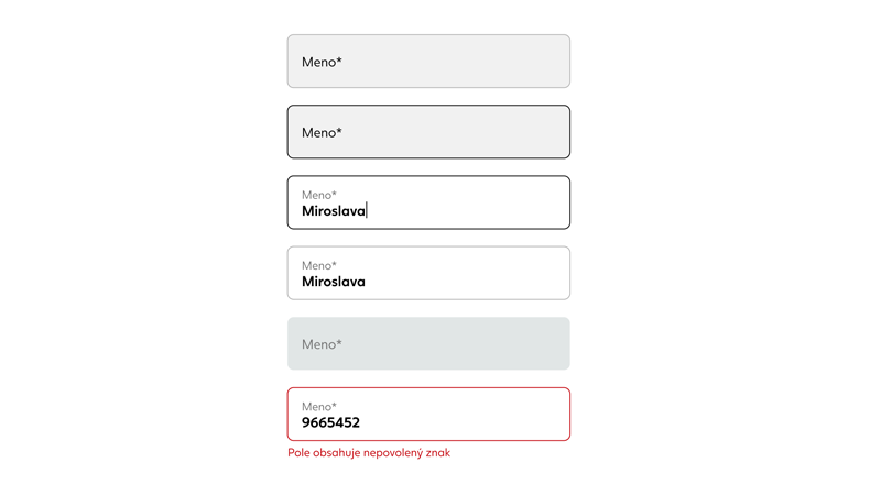  ✓ Input – Text