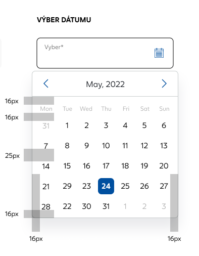  ✓ Datepicker